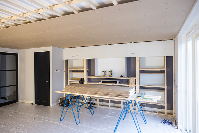 Rilux bouw - verlaagd plafond en voorzetmuur-2