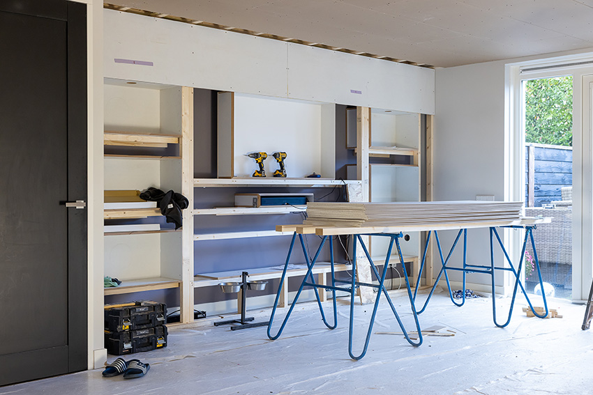 Rilux bouw - verlaagd plafond en voorzetmuur-7
